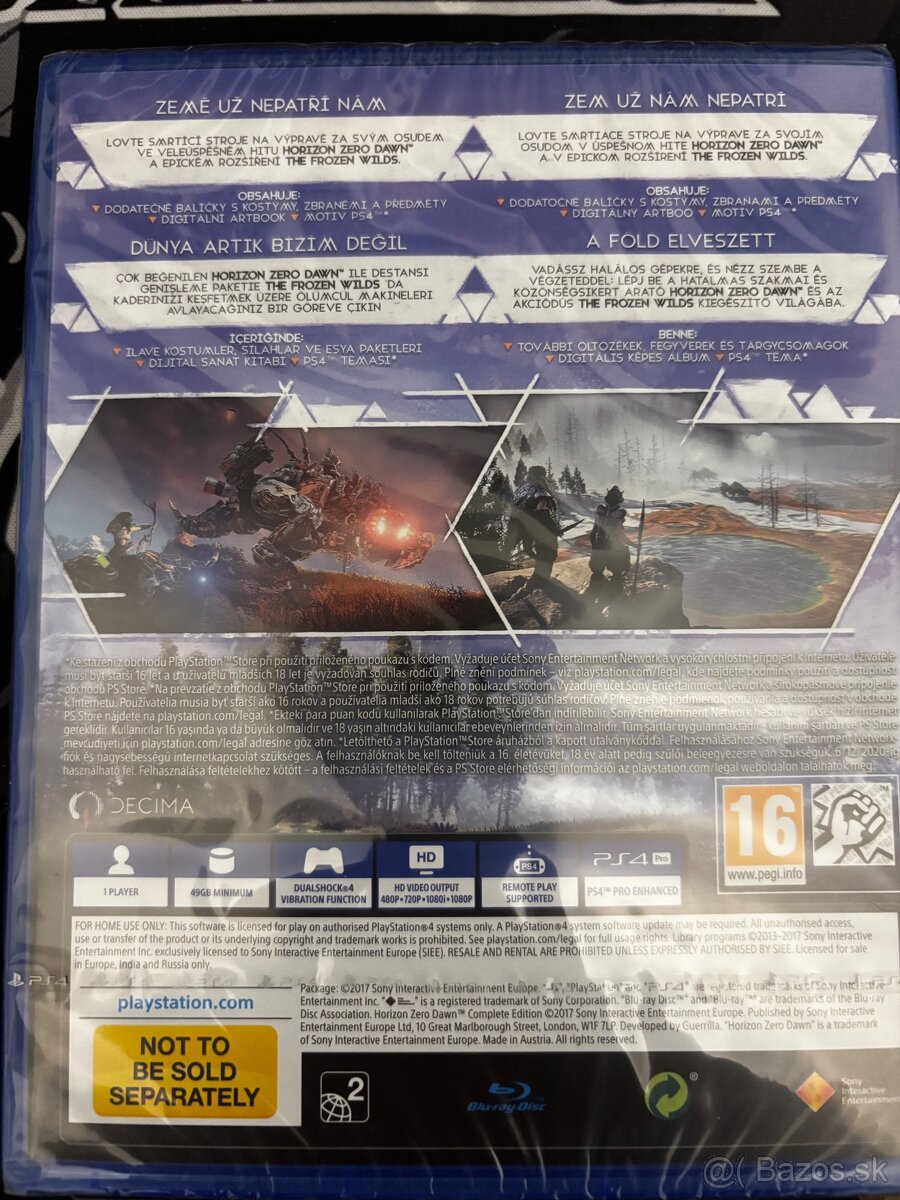 PS4 hra HORIZON Zero Dawn nevybalená - 2