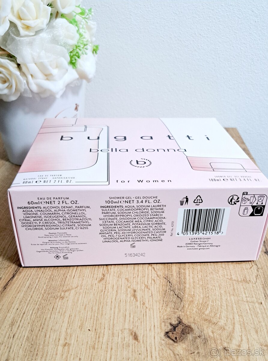 Set Bugatti - Bella Donna (nový, neotvorený) - 2