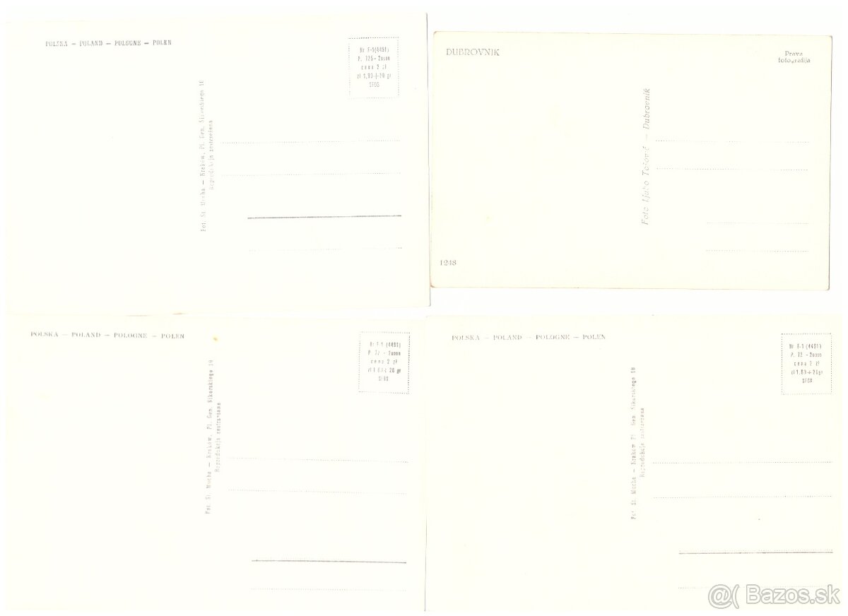 Pohľadnice Maďarsko Poľsko Balkán - 2