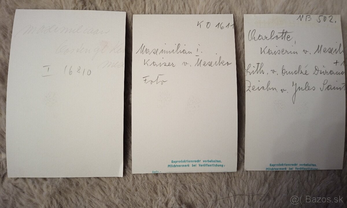 Staré fotografie_mexický cisár - 2