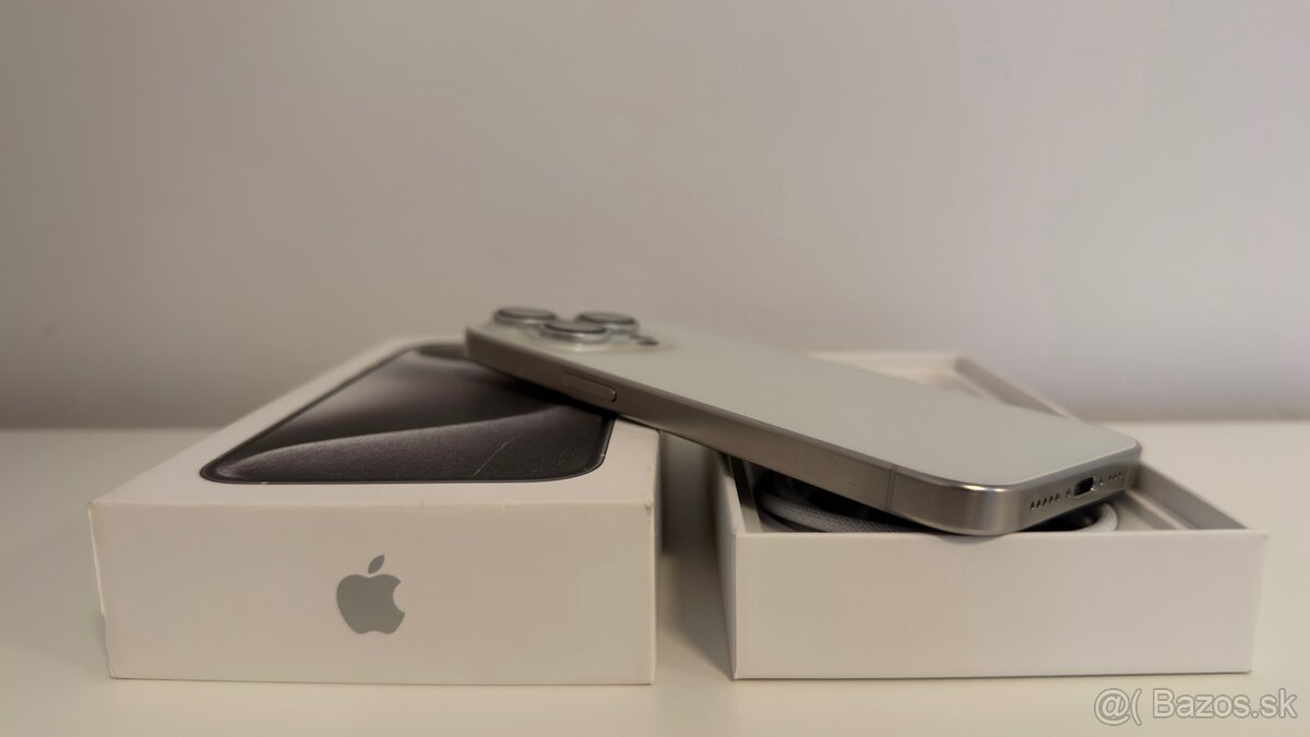 Predam Apple iPhone 15 Pro 128GB Biely - 2