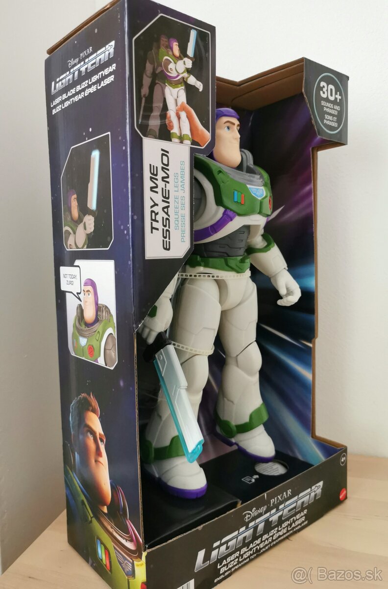 Buzz Lightyear/Buzz Rakeťák svetelný laserový meč toy story - 2