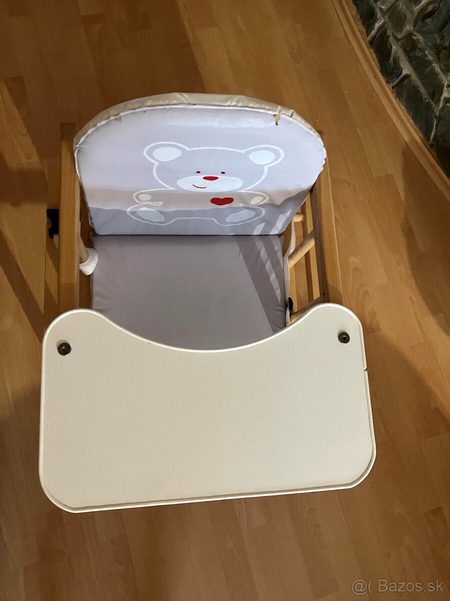 Drevená jedálenská stolička / stôl - 2