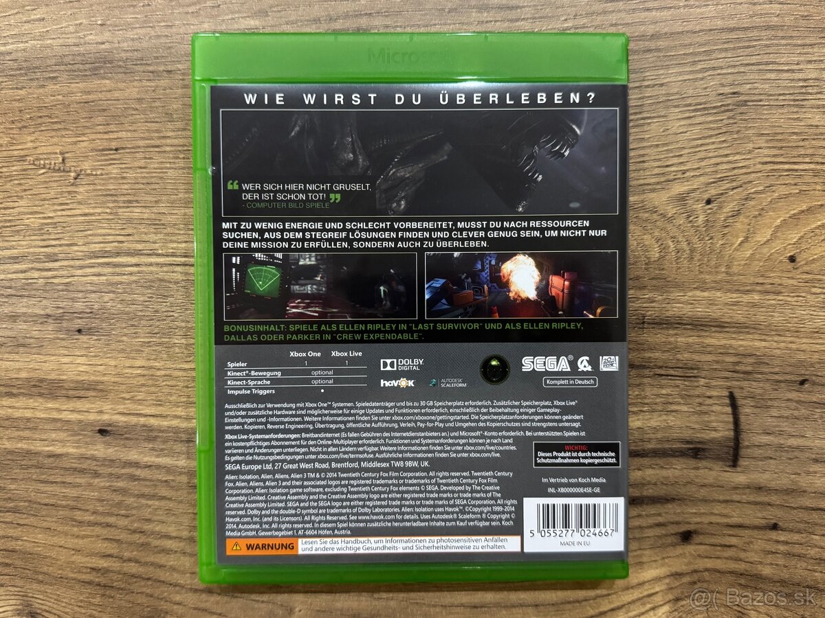 Hra Xbox One - Alien Isolation - 2