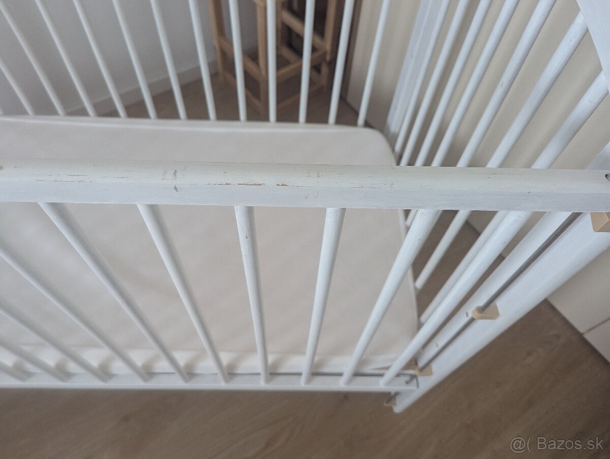 Detská postieľka polohovateľná 120x60 - 2