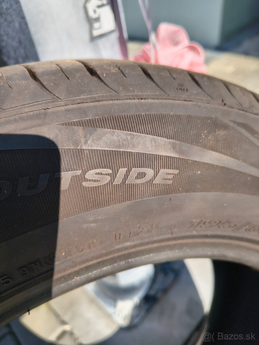 Predám letné pneu 195/65r15 DOT 2024 - 2