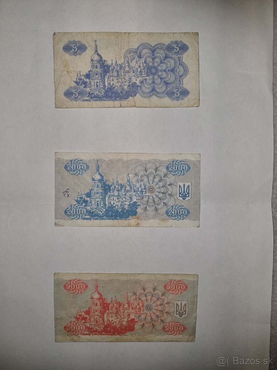 UKRAJINSKÉ HRIVNY. - 2