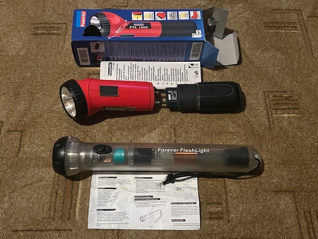 Predám bezbatériové baterky - 2