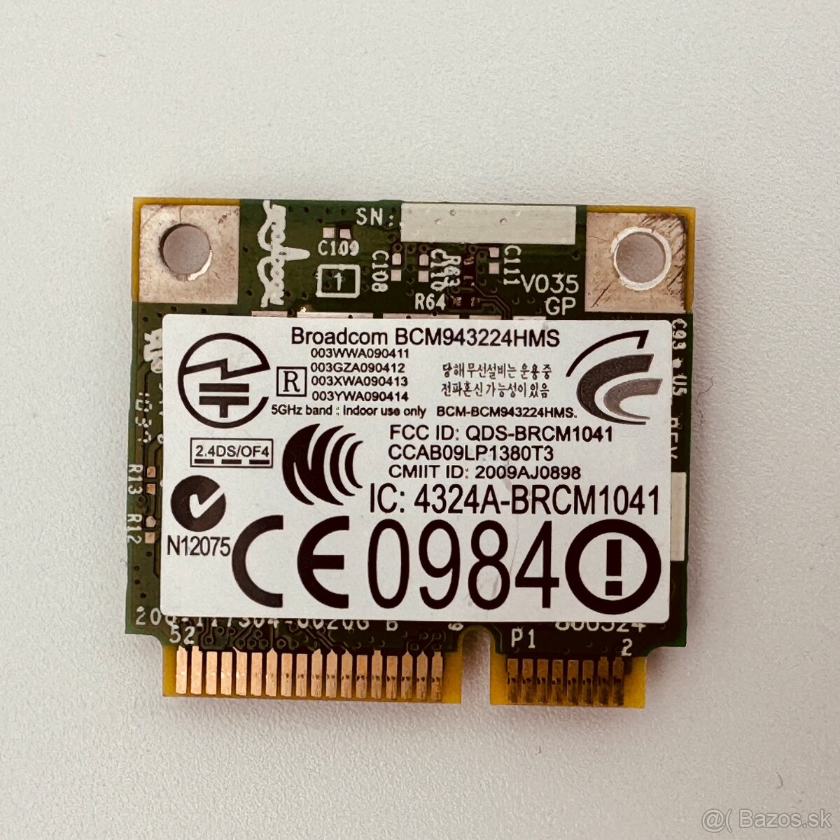 Broadcom BCM943224HMS Wi-Fi modul - 2