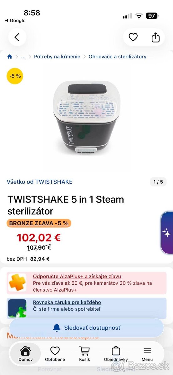 Twistshake 5 in 1 Steam - 2