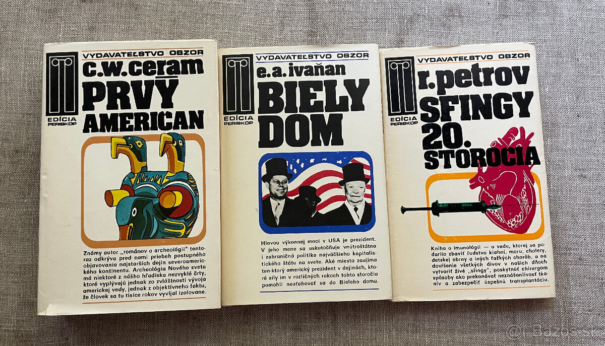 Predám knihy z vydavateľstva Obzor edícia Periskop - 2