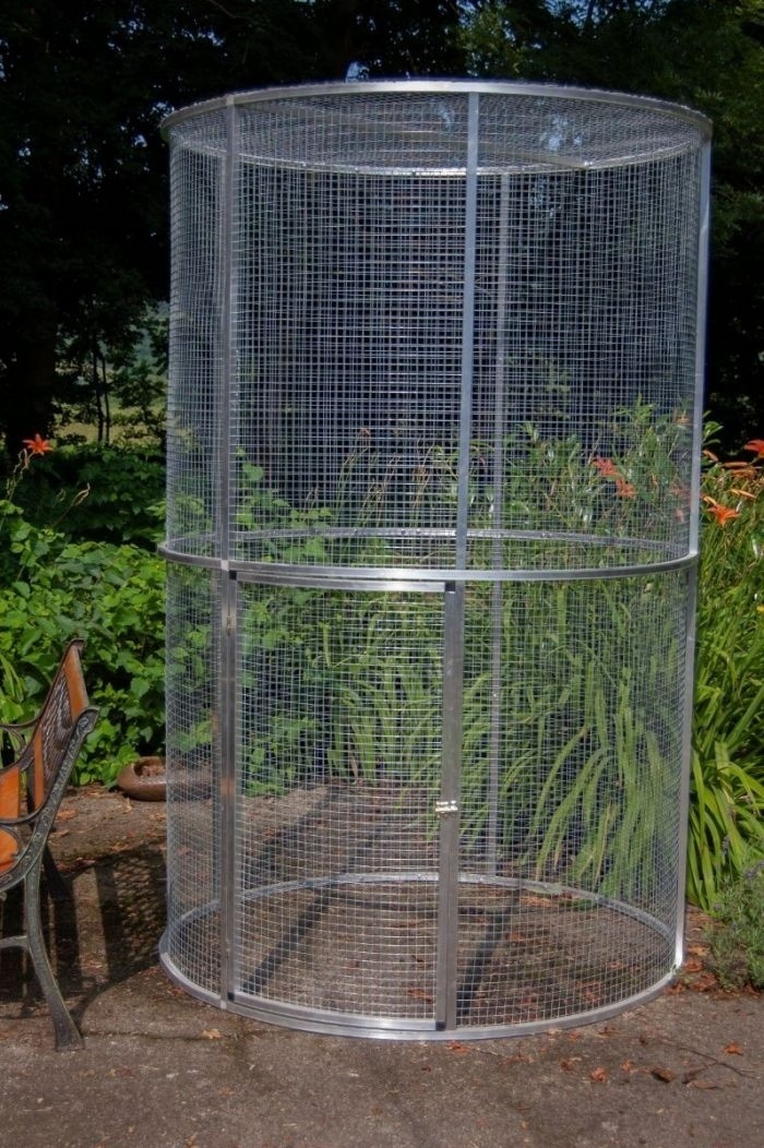 Kruhová voliéra pre andulky, agapornisy. - 2