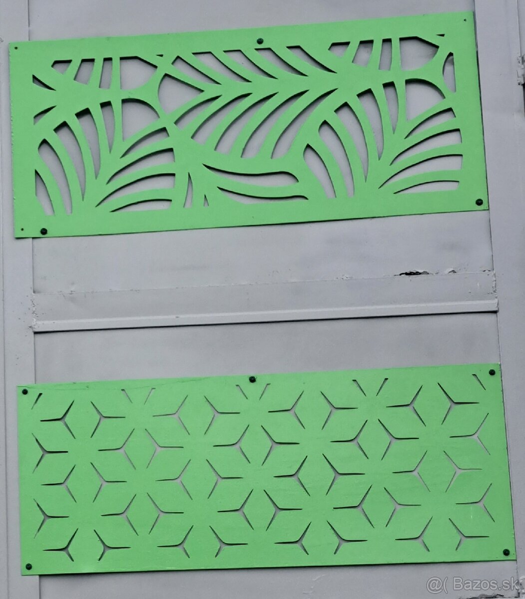 Vyrezávané dielce na plot, zábradlie - 2