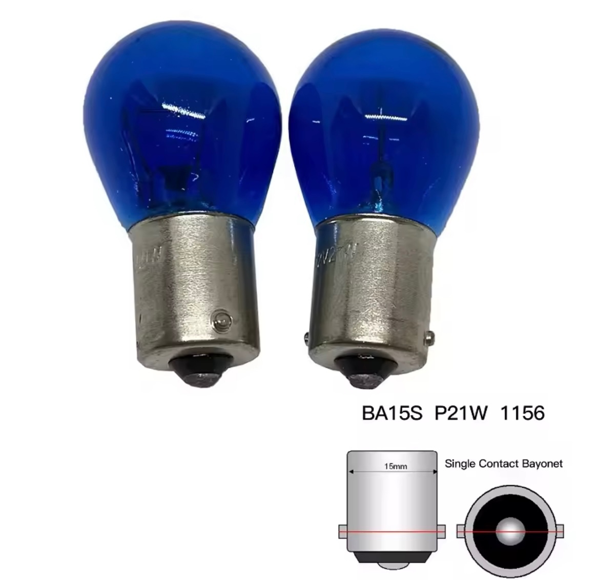 P21/5W 10 ks ziaroviek so xenonovym efektom . - 2