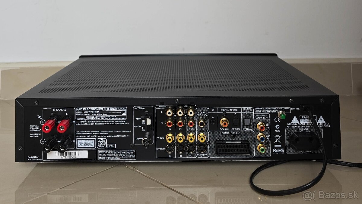 NAD L54 DVD Receiver / CD-DVD / Optika / Sub Out / FM radio - 2