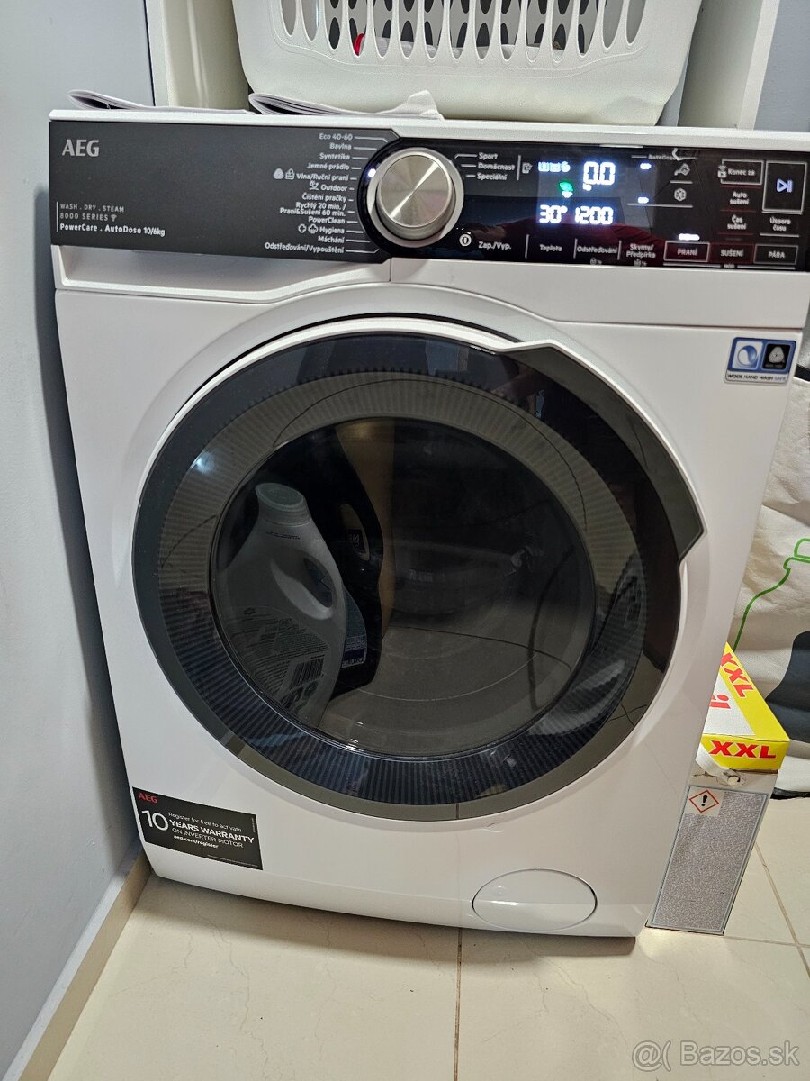 Práčka so sušičkou AEG v záruke. - 2