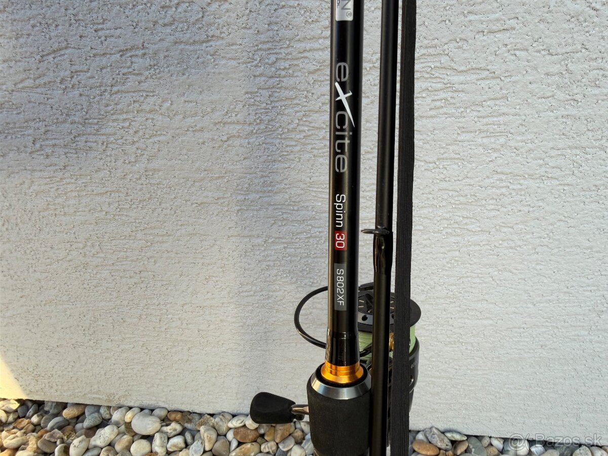 Predám prívlačový prút Dragon+Navijak Ryobi - 2