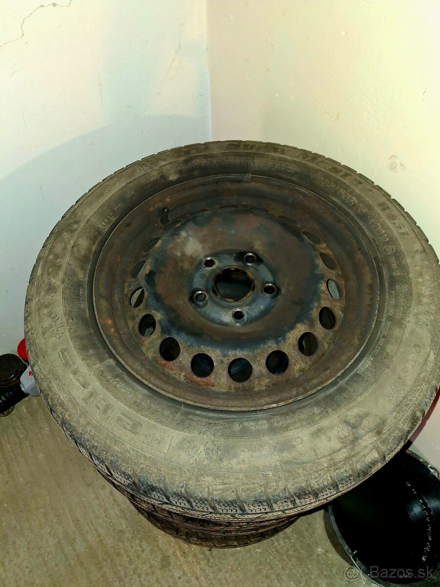 Predám disky + penumatiky 5x112 r15 - 2