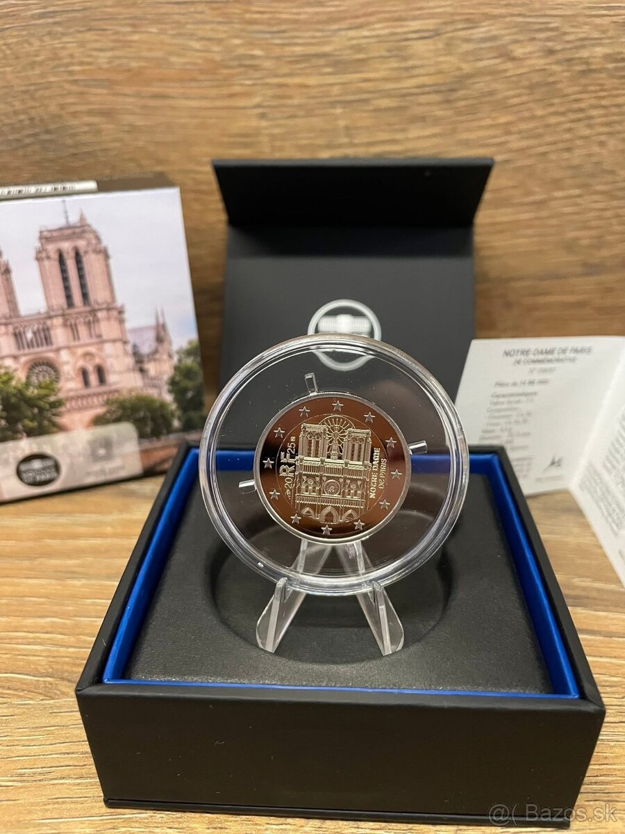 2€ Francúzsko 2025 Notre Dame proof - 2
