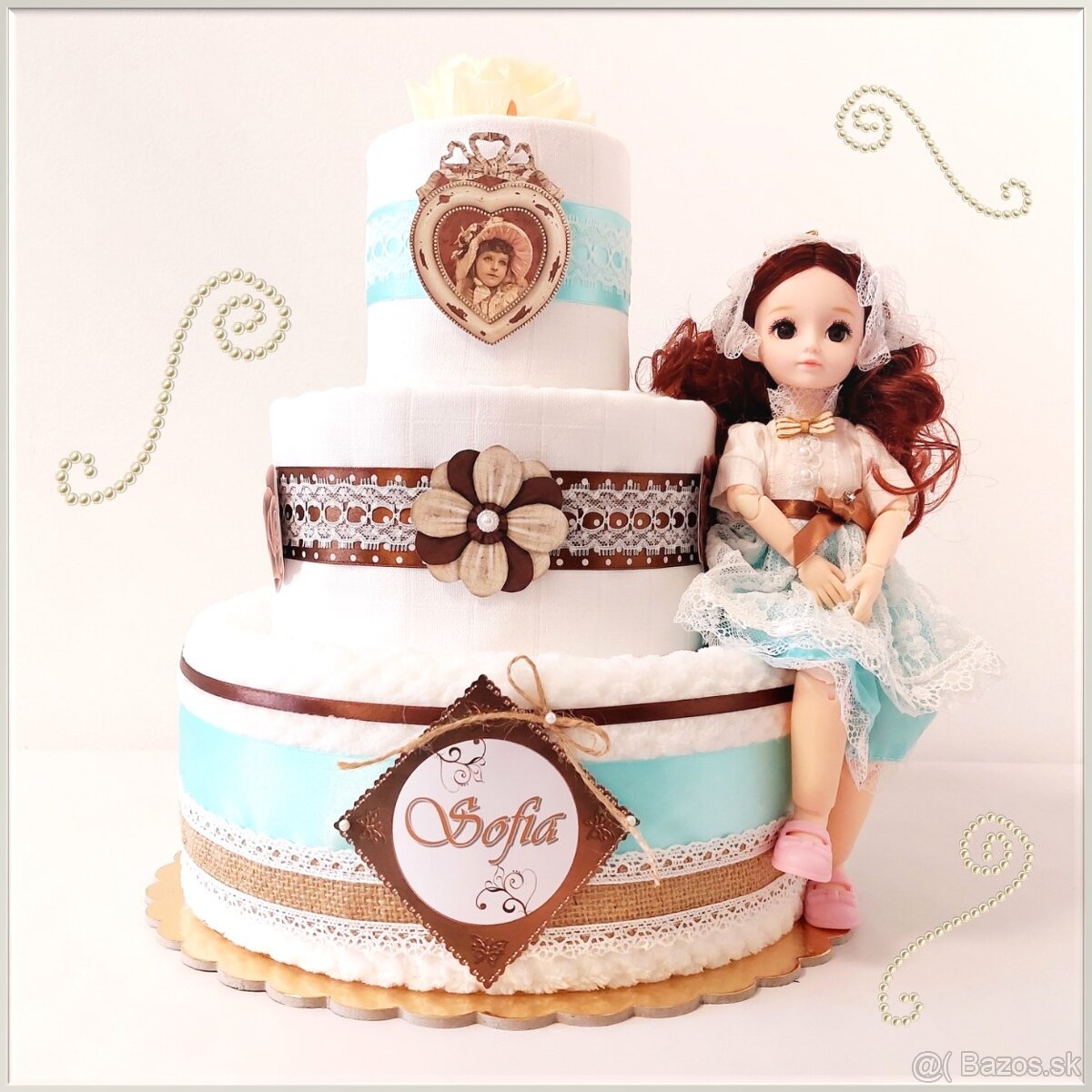 Plienková torta STRATENÁ ROMANTIKA - 2