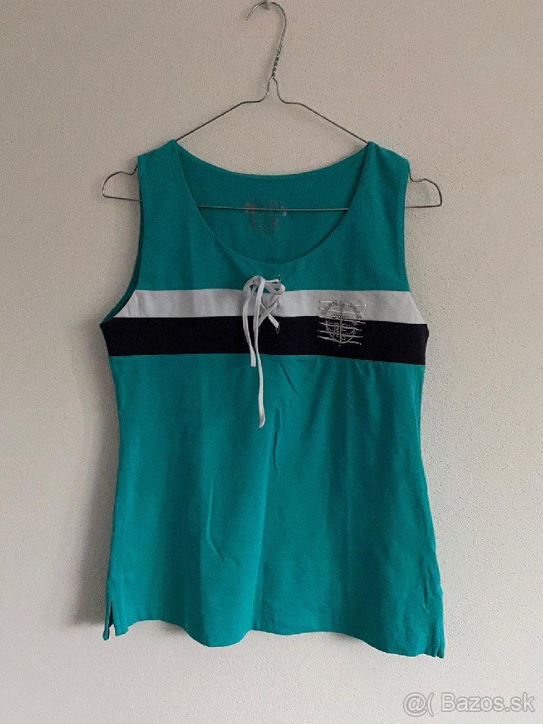 Tyrkysové dámske tielko - 2