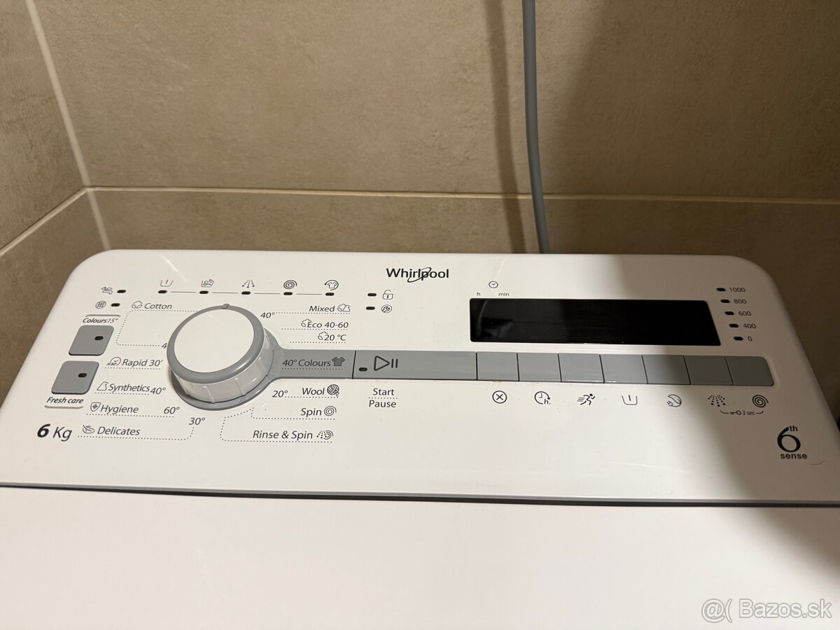 Práčka Whirlpool TDLR 6040S - 2
