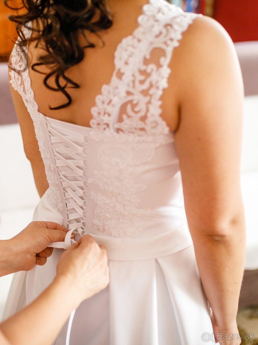 Svadobné šaty veľkosť 42 - 2