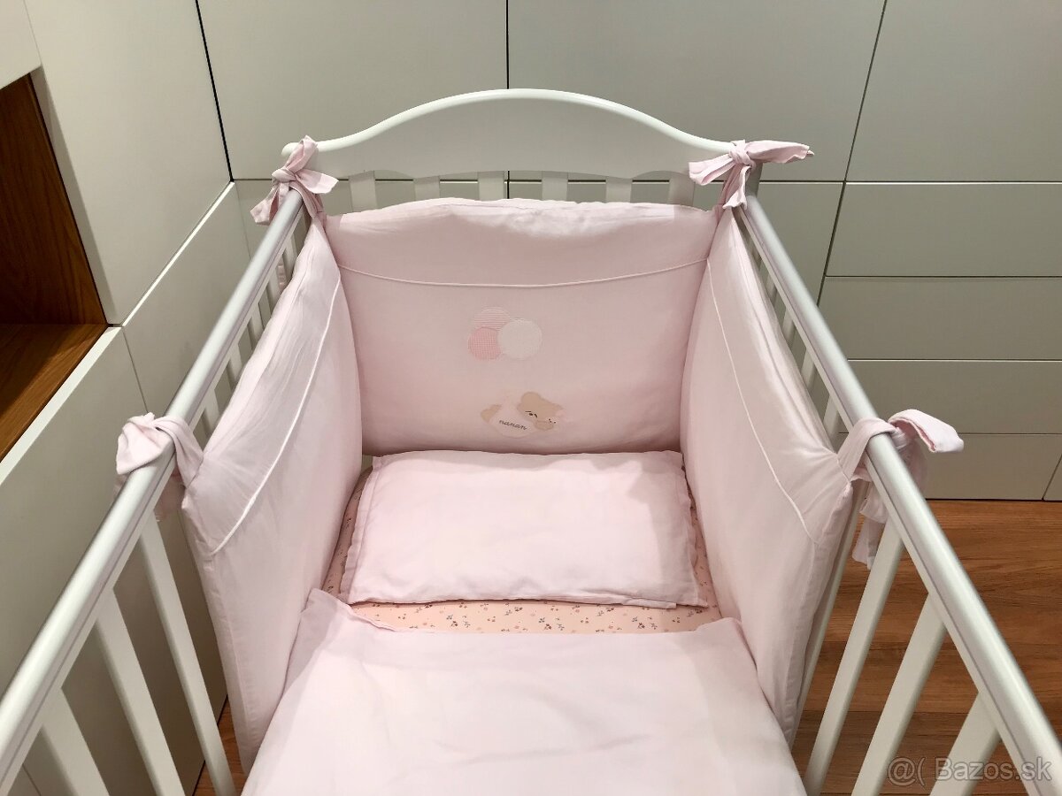 Detská postielka Nanan Puccio ružová - 2