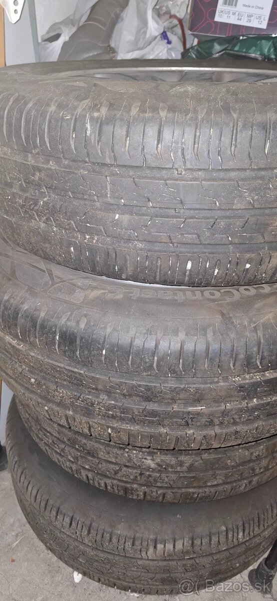 ALU Disky Peugeot + letné gumy - 2