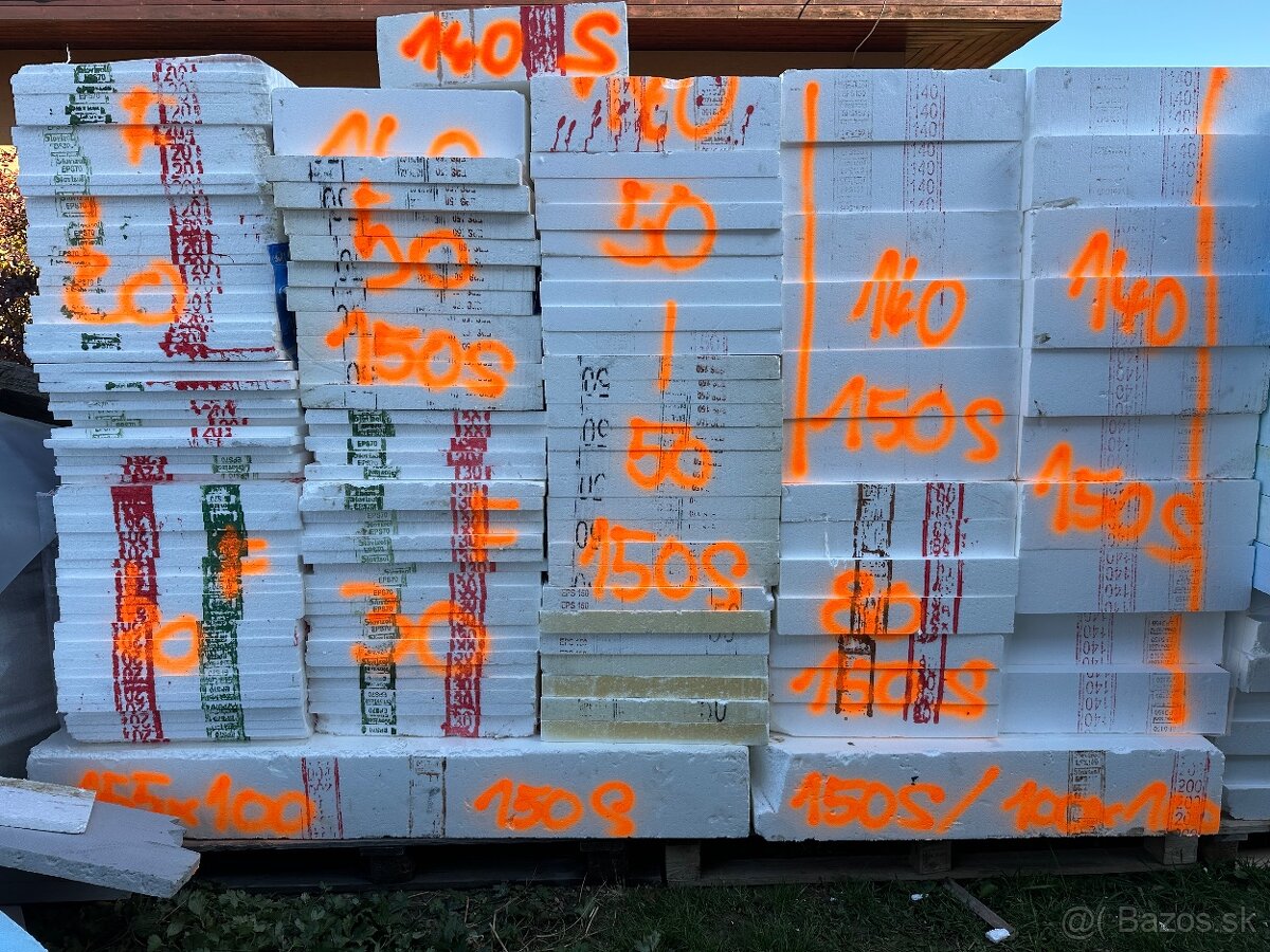 Predám EPS a XPS, rôzne hrúbky (70F, 150S) - 2