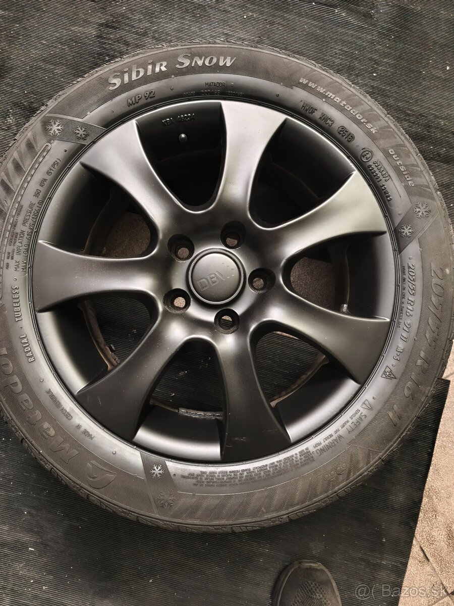 5x112 R16 205/55 zimné, sada - elektróny - 2