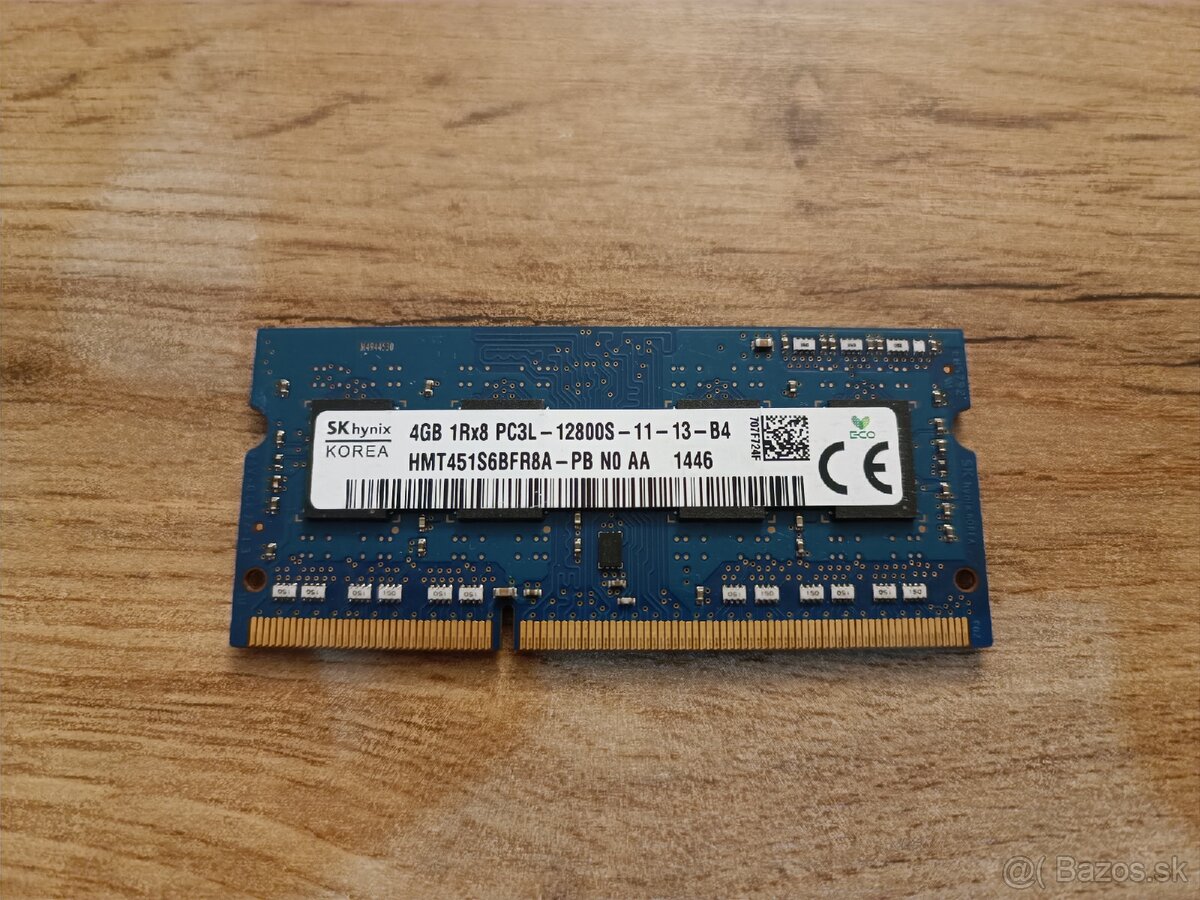 Predám RAM 8GB KIT (2×4GB) DDR3L do notebooku – SK Hynix - 2