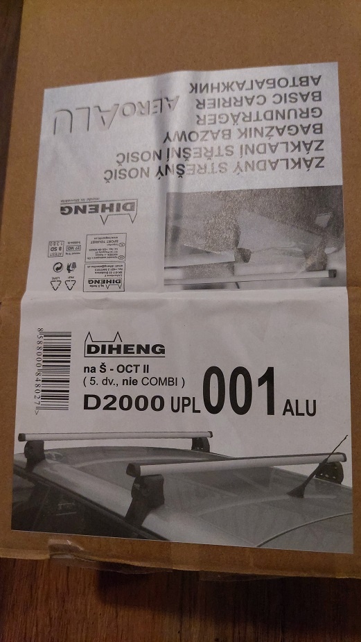 Strešný nosič Škoda Octavia II - 2