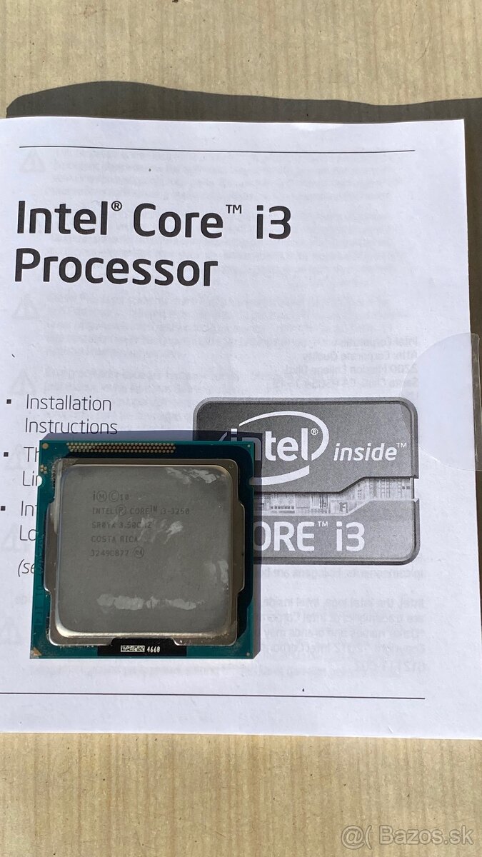 CPU Intel Core i3 3250 3,5 GHz LGA 1155 procesor - 2