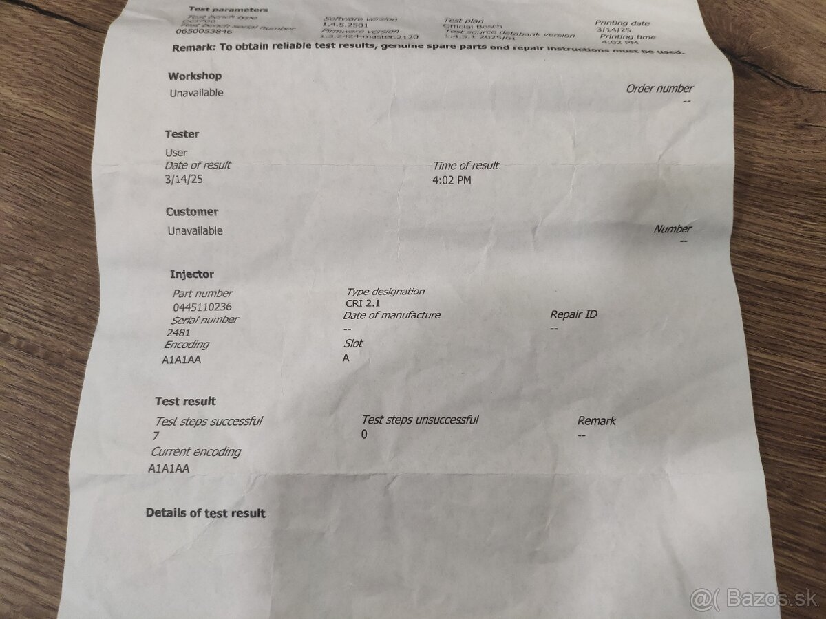 Vstrekovač honda N22a1/N22a2 - 2