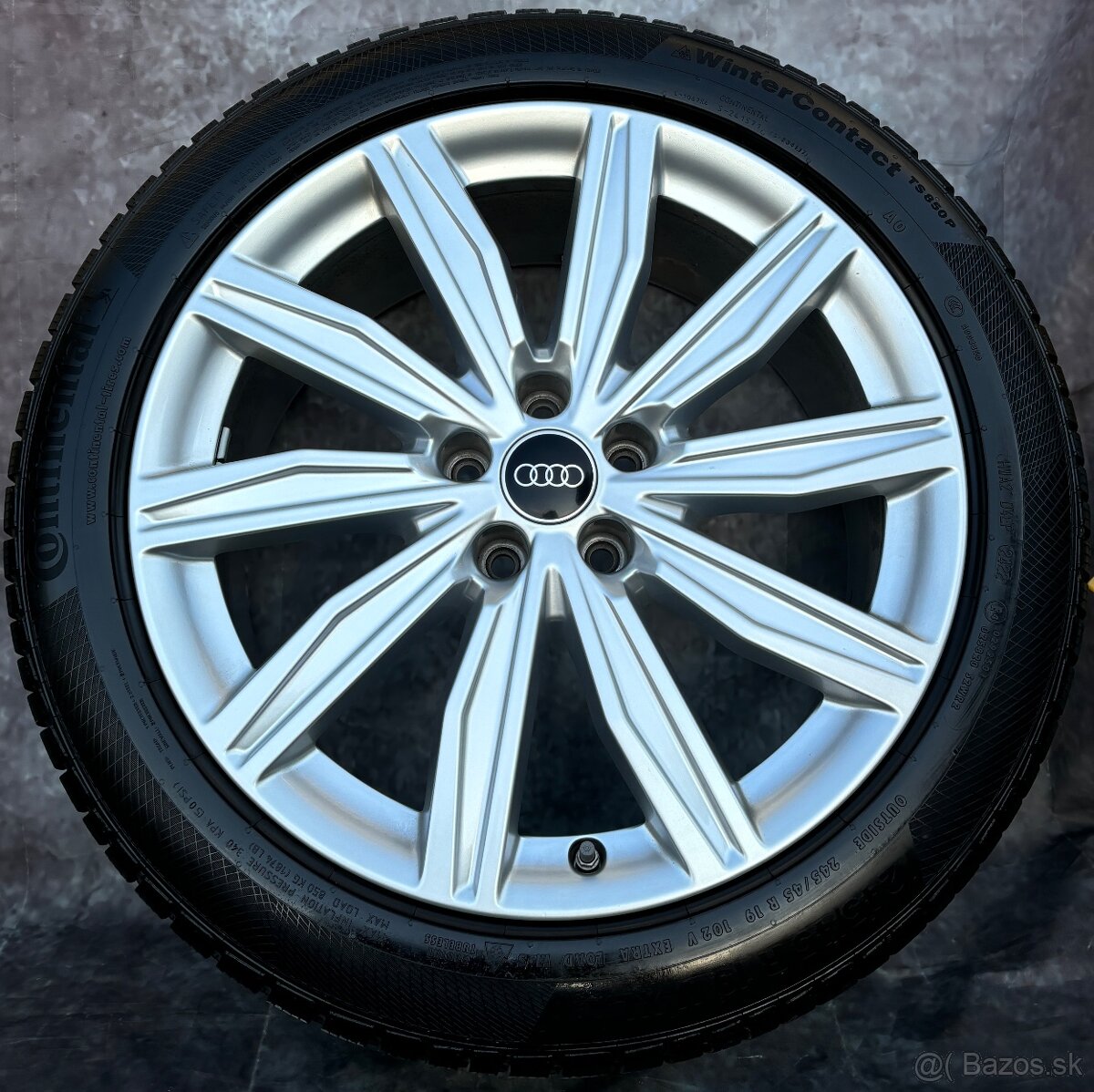 Originální Alu kola Audi A6,S6 245/45/19 zimní - 2