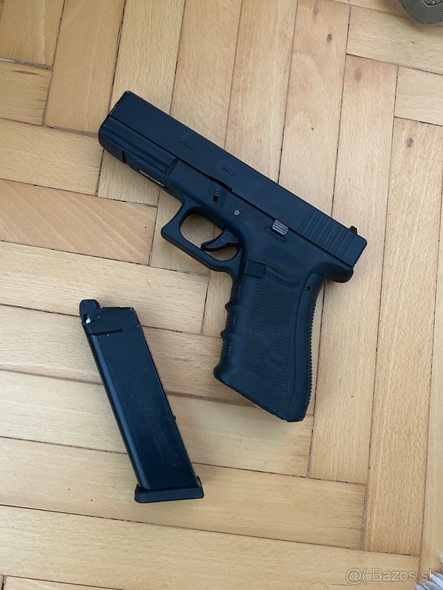 WE Glock 17 greengas, maska, púzdro - 2