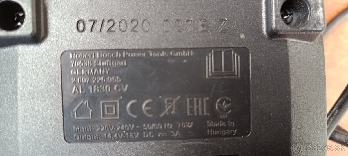 Nabíjačka Bosch - 2