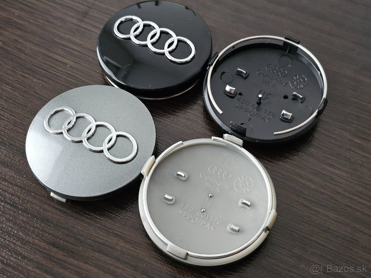 Audi stredové krytky 60mm - 2