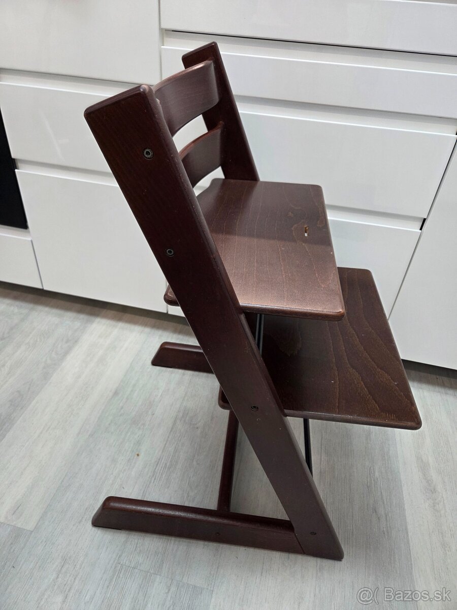 Stokke tripp trapp hnedé drevo - 2