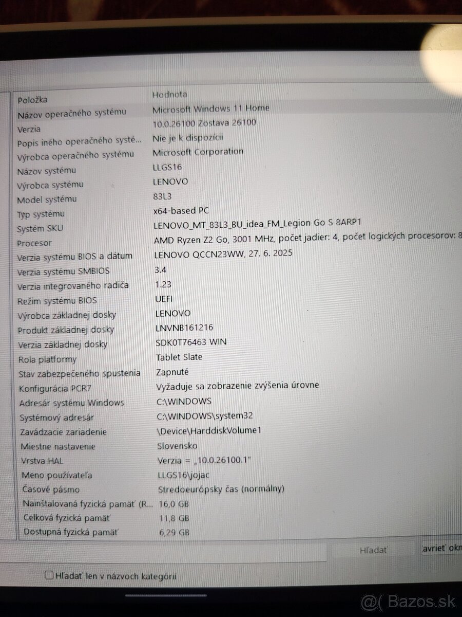 Lenovo legion go s 16GB/512GB SSD - 2