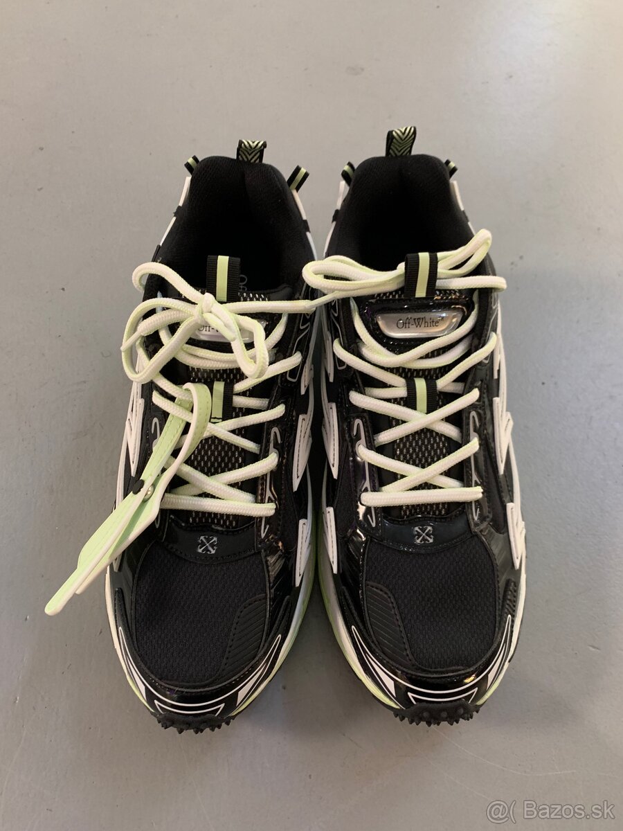 Off White tenisky čierne zelené 45 - 2
