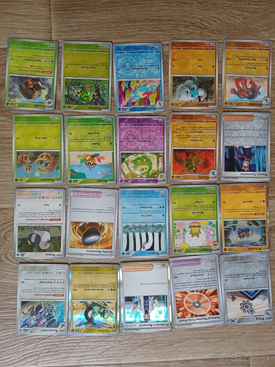 Pokémon karty(reverse holo,holo) - 2
