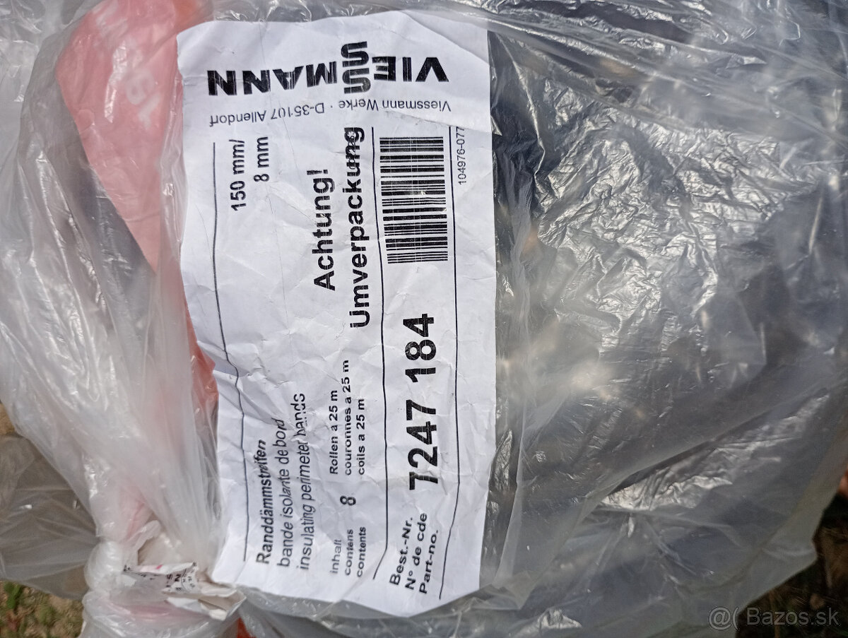 Predam dilatačny pás s fóliou cca.60m - 2