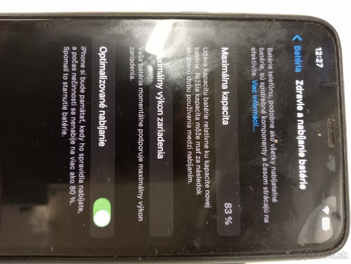 Apple iPhone XS Max 64 GB – batéria 83 % - 2