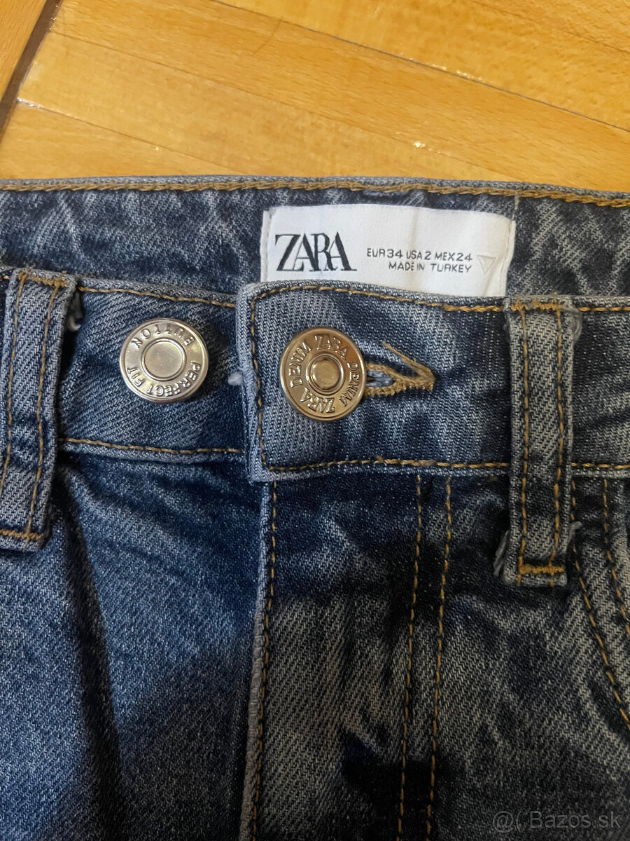 Dámske ZARA rifle s vysokým pásom - 2