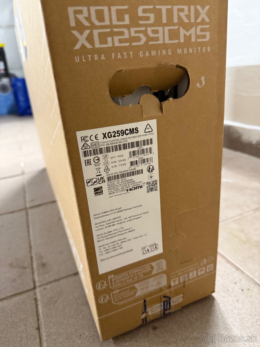 ASUS ROG Strix XG259CMS 24,5"/IPS/FHD/310Hz/1ms/Black/3R - 2