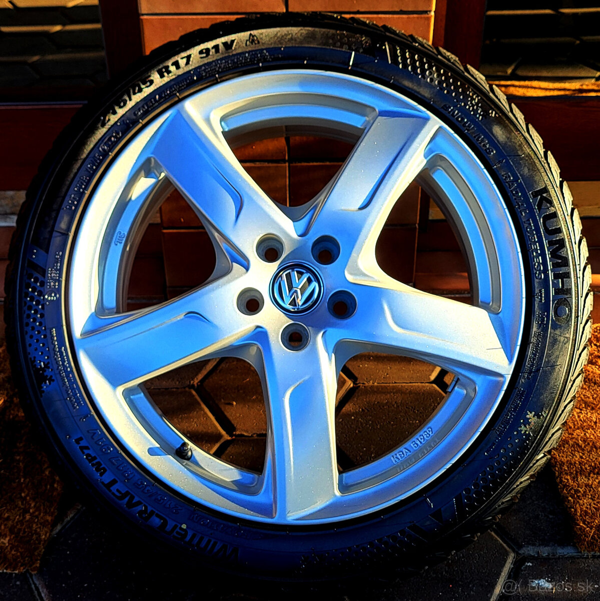 alu R17 5x100 zimné pneu, VW Polo /+ Škoda Fábia, Ibiza, A3 - 2