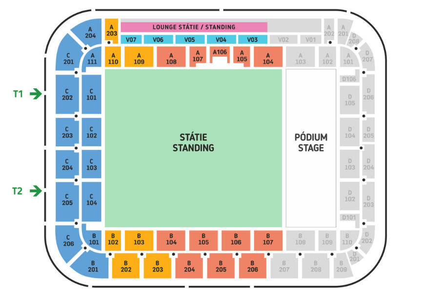 Iron Maiden vstupenka - 2