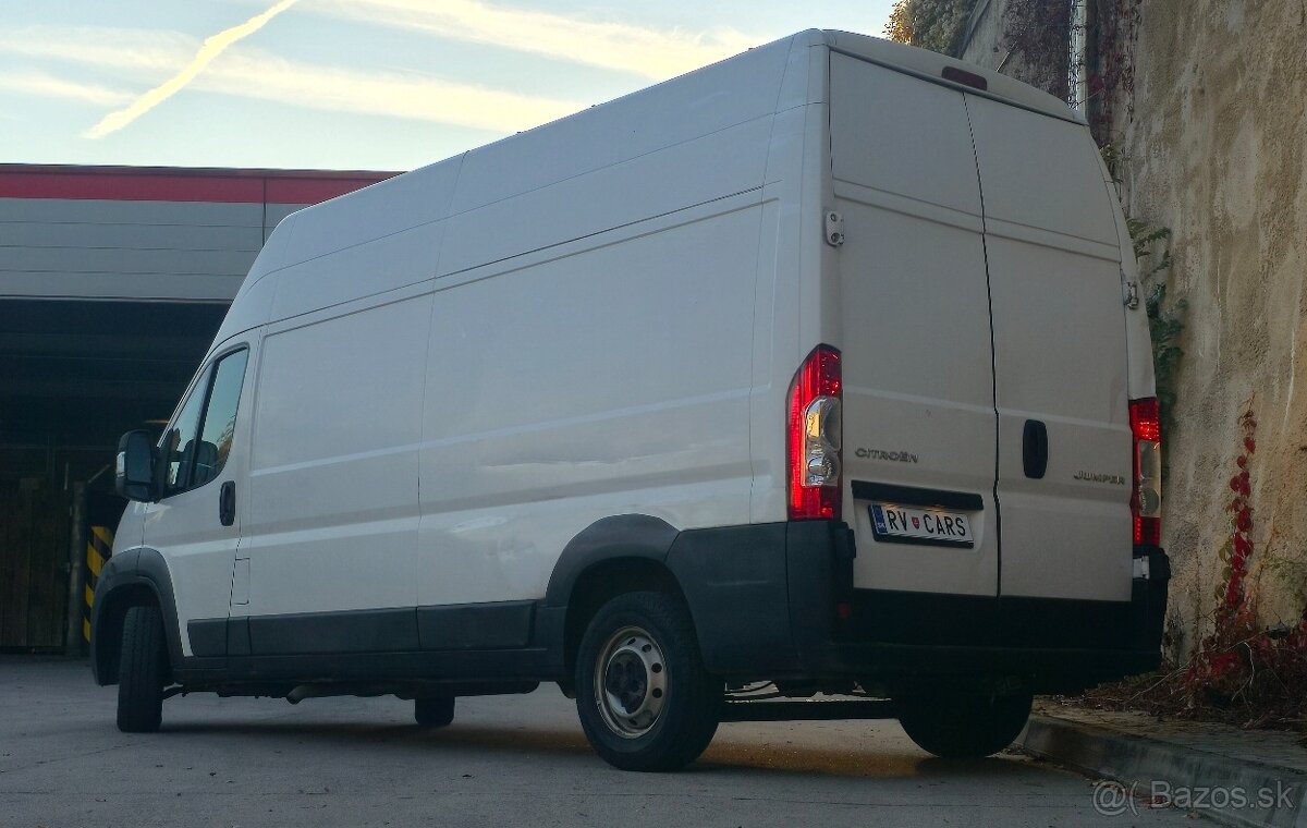 Citroen Jumper 2.2hdi 88kw-bez DPF-L3H3-SK auto-2.majiteľ - 2